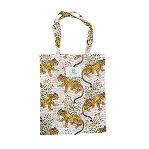 Print Fresh Bagheera Pink Leopard Lightweight Tote Bag